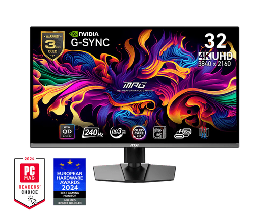 MSI MPG 321URX QD-OLED — 32" 4K 240Hz QD-OLED Gaming Monitor