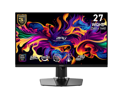 MSI MPG 271QR QD-OLED X50 — 27" 1440p 500Hz QD-OLED Gaming Monitor