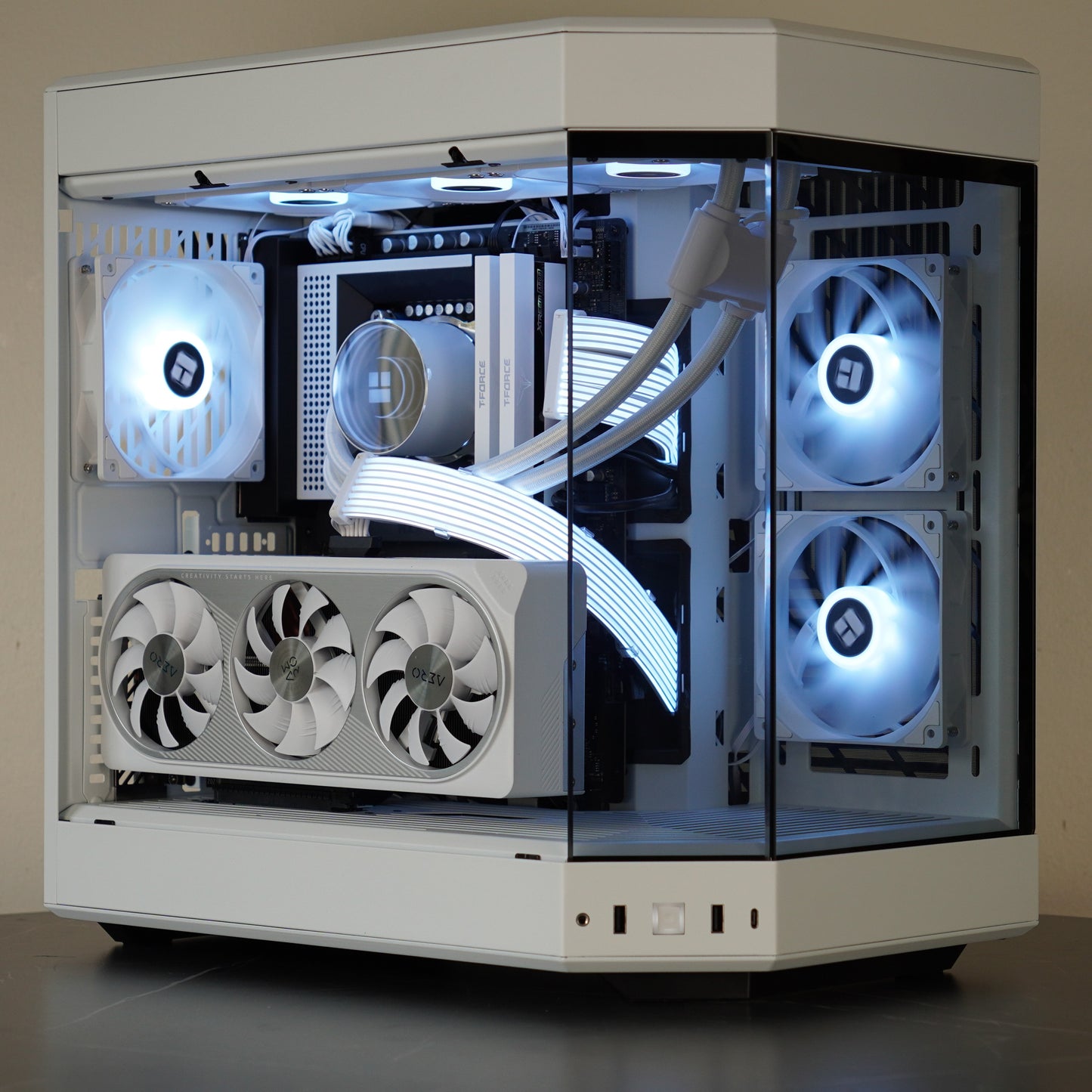 Aquarius | Pure White RTX 4070 Ti SUPER + i5 13600KF | Ready-to-Go Gaming PC | PC36