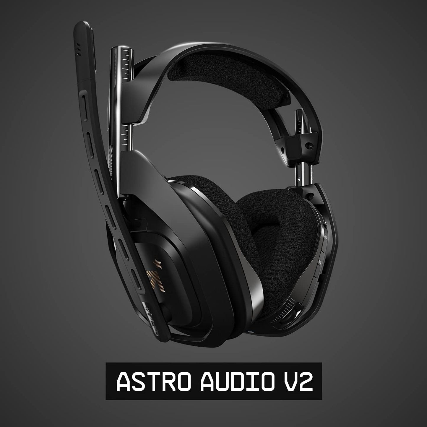 ASTRO Gaming A50 Wireless Gaming Headset + Charging Base Station | Game/Voice Balance Control, 2.4 GHz Wireless, 15 m Range, for PC, Xbox Series X|S, Xbox One, Mac - Black/Gold PC36