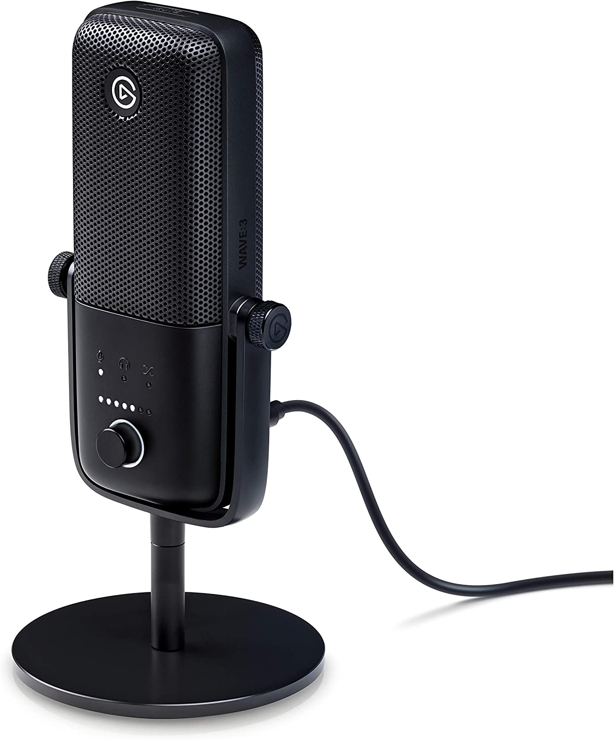 Elgato Wave 3 Microphone | Premium Studio Quality USB Condenser Microphone for Streaming, Podcast, Gaming and Home Office PC36