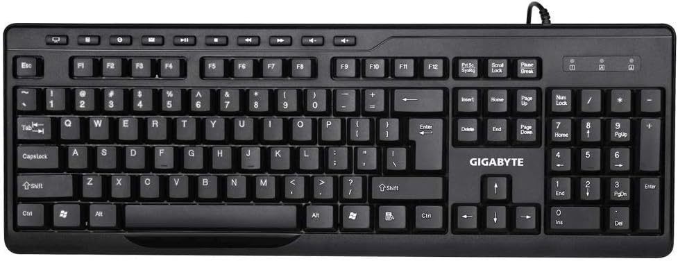 Gigabyte KM6300 USB Keyboard and Mouse Set PC36