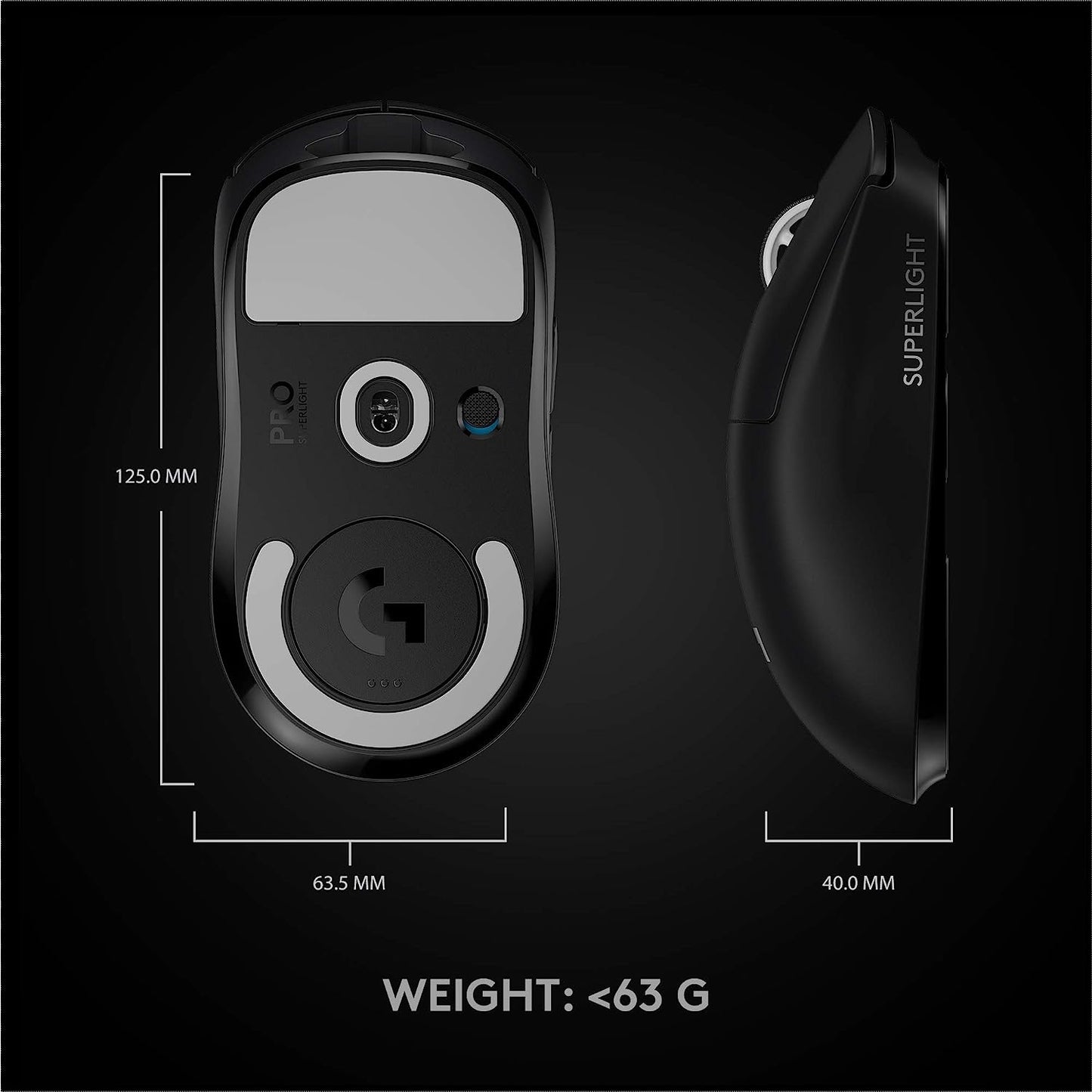 Logitech G Pro X Superlight Wireless Gaming Mouse PC36