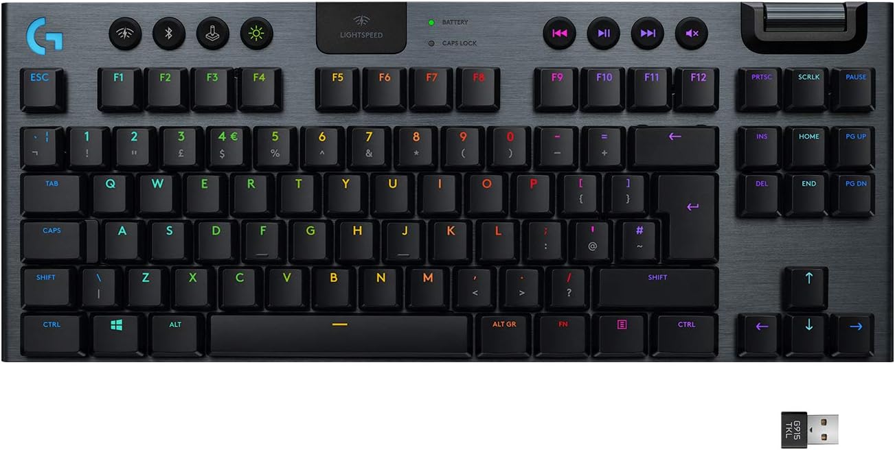 Logitech G915 Wireless Mechanical Gaming Keyboard | Tactile Switches PC36