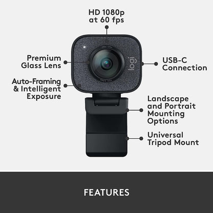 Logitech Streamcam | 1080p 60fps Webcam PC36