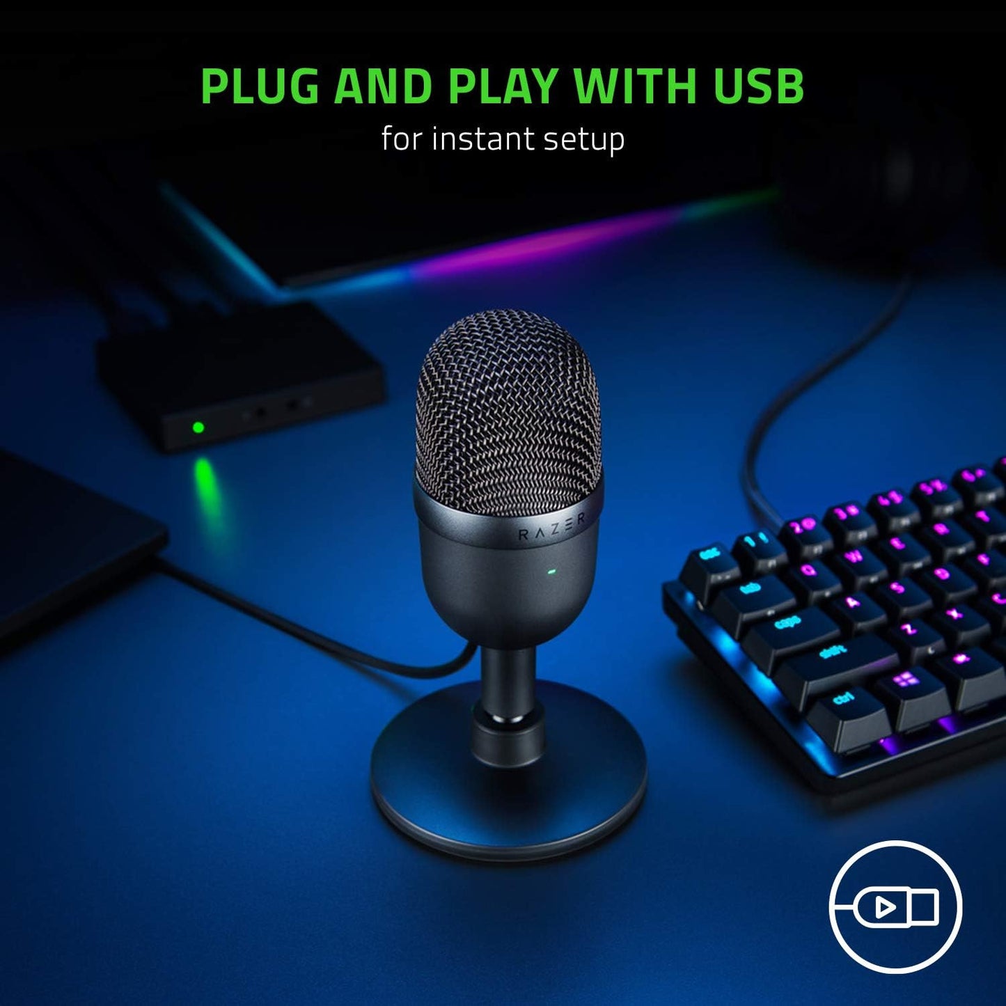 Razer Seiren Mini | USB Condenser Microphone for Streaming PC36