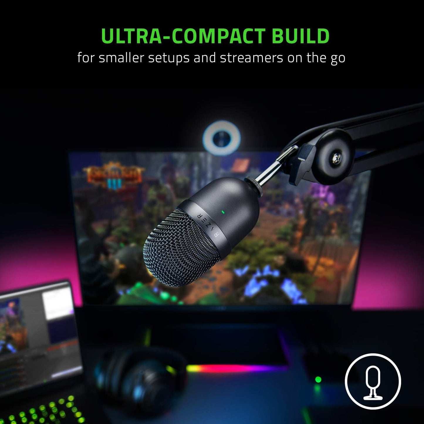 Razer Seiren Mini | USB Condenser Microphone for Streaming PC36